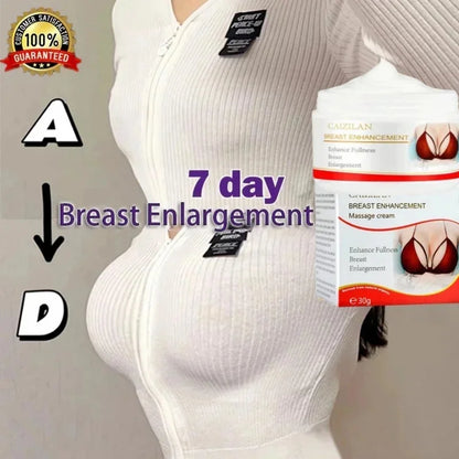 Natural Breast Lift Cream 30ml tube herbal formula labeled CPNP 2019267090 Made in Mainland China
