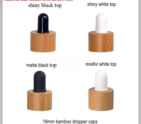 Matte Black Frosted Dropper