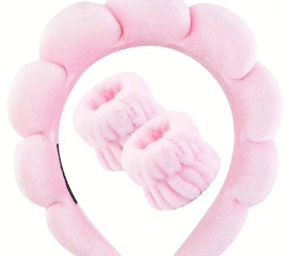 Soft Fiber Spa Headband Set