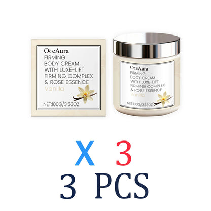 Vanilla Body Cream for Dry Skin Firming Intensive Moisturizer Winter Skincare Gift Set Hydrating Repair Anti Wrinkle by Beauty Bae