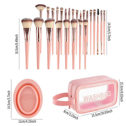 46-Piece Wool Nylon Brush Kit - Beauty Bae