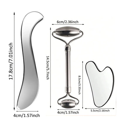 Stainless Steel Face Roller - Beauty Bae