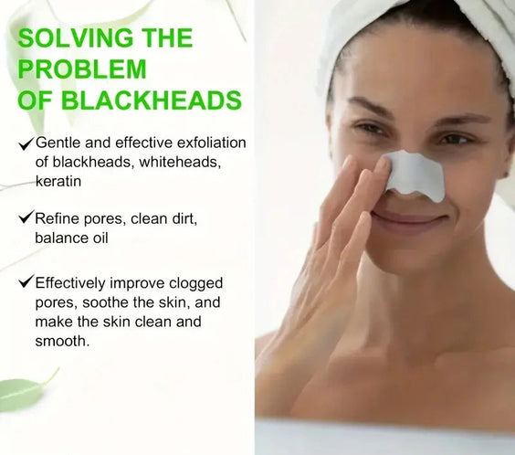 Pore Cleansing Nose Strips	Instant Blackhead Remover & Pore Unclogger.