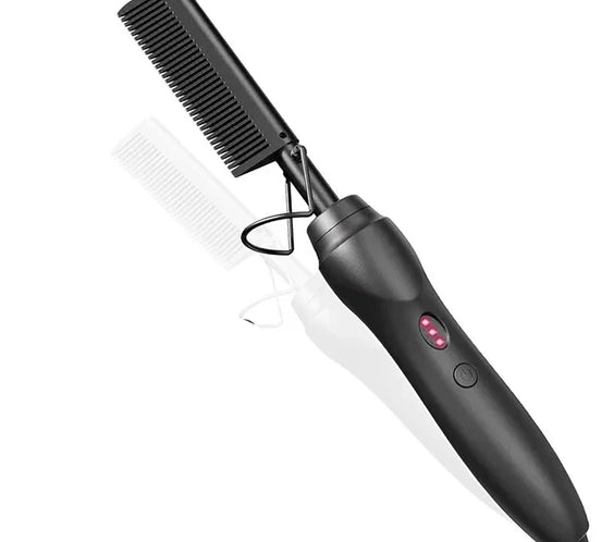 Pink Electric Hot Comb 210°C