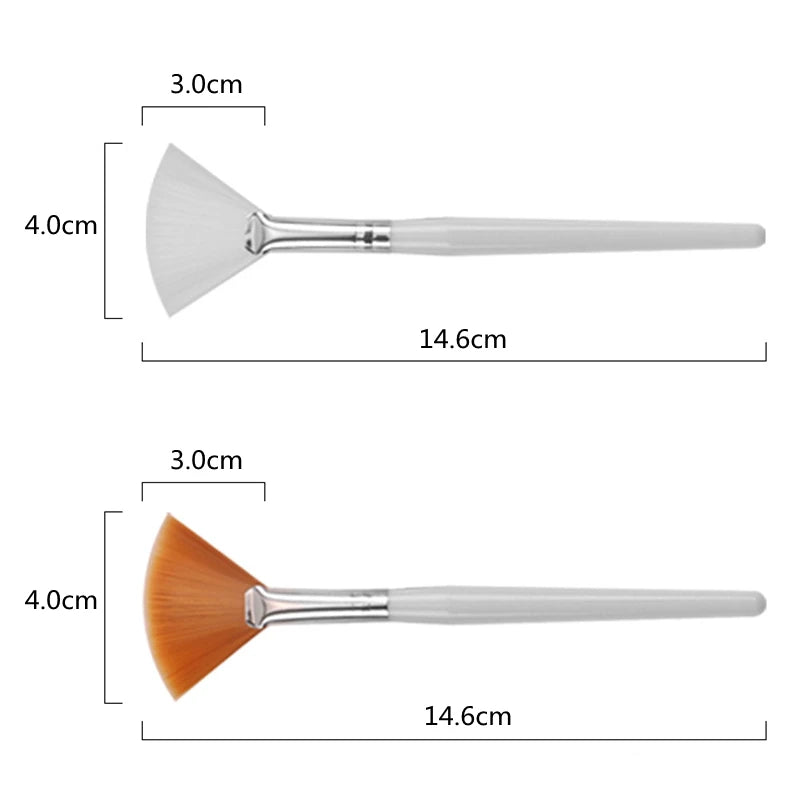 Fan Nylon Foundation Brush