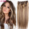 ZZHAIR 100 Percent Brazilian Remy Human Hair Clip In Extensions Natural Straight 16 To 26 Inches 3 Pcs Set 100g To 200g