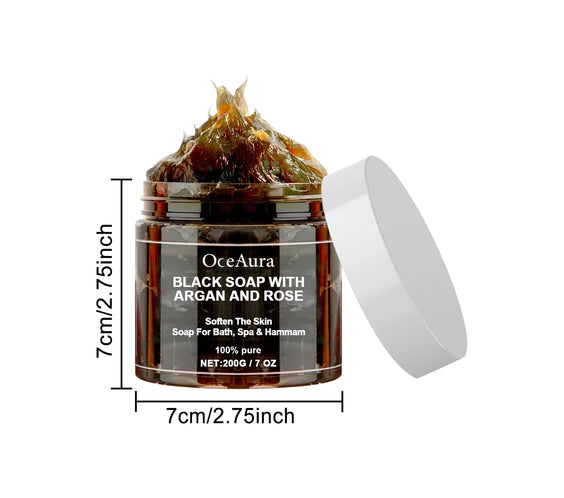 Black Beldi Soap 200g Argan