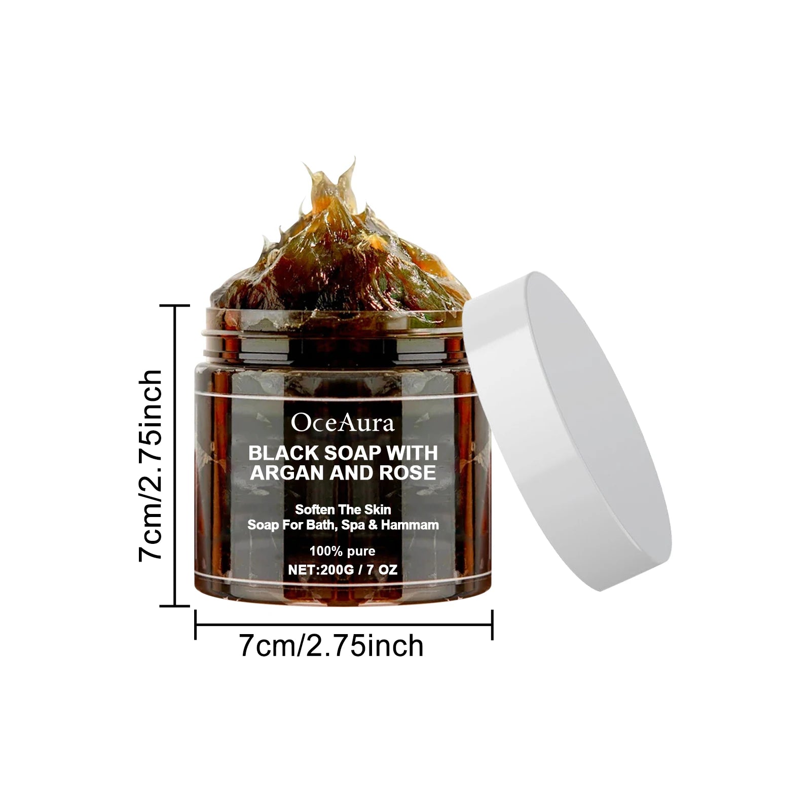 Black Beldi Soap 200g Argan