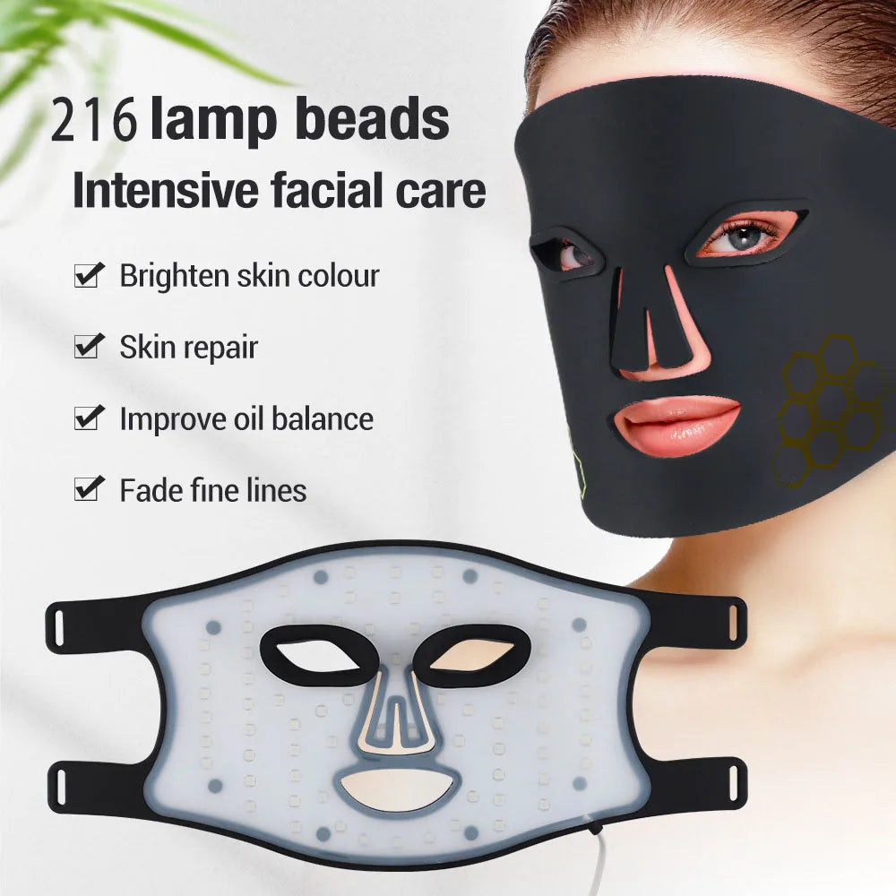 460/660/850nm LED Face Mask - Beauty Bae