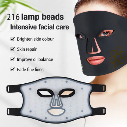 460/660/850nm LED Face Mask - Beauty Bae