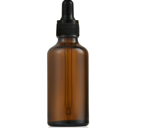 Amber Glass Dropper Set