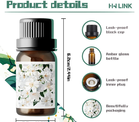 White Musk 10ml Diffuser Oil