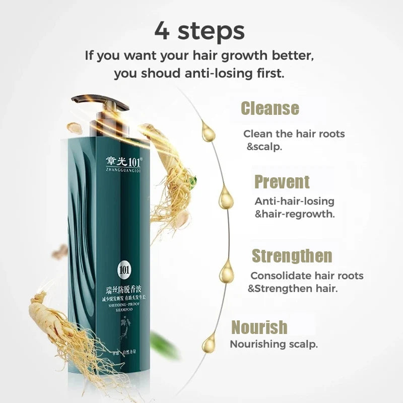 Zhangguang 101 Anti Hair Loss Shampoo 360g Ginger Nourishing Hair Conditioner Set Chinese Herbal by Beauty Bae