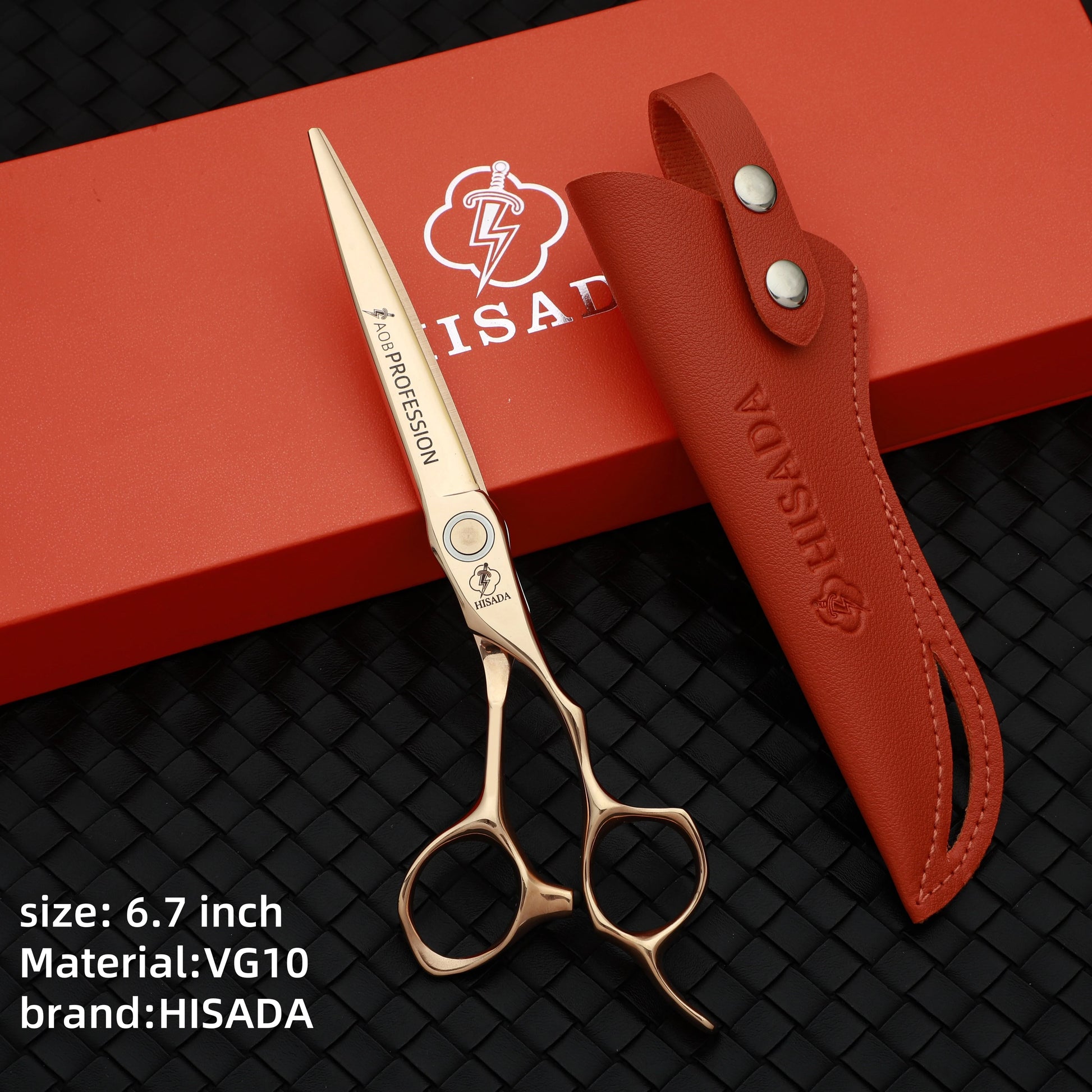 9CR13 Hair Scissors 6-7 in