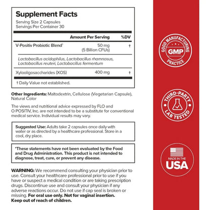 Vaginal Probiotics for Women With Prebiotics Lactobacillus Health Supplement PH Balance 60 Capsules by Beauty Bae