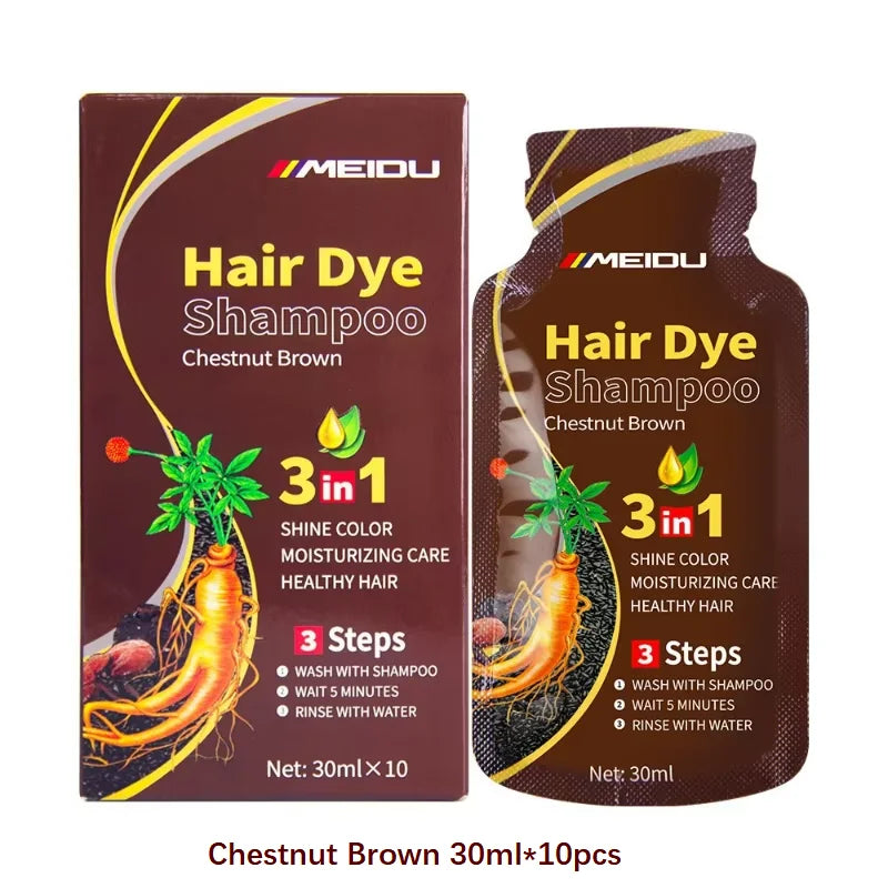 Herbal 3-in-1 Black Hair Dye - Beauty Bae