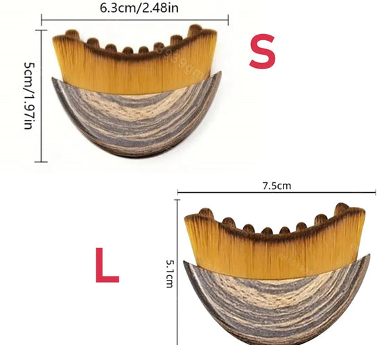 Wood Facial Lymphatic Brush