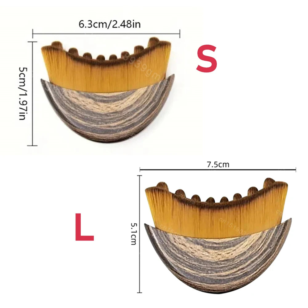 Wood Facial Lymphatic Brush