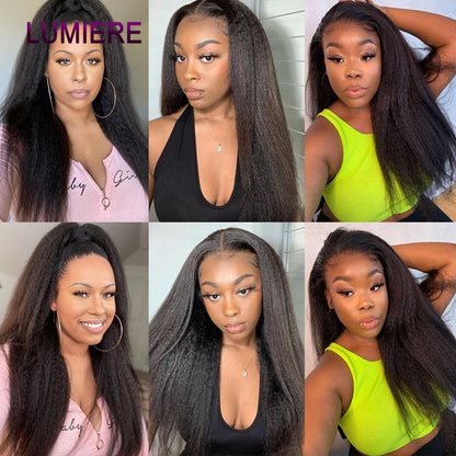 Lumiere Hair Kinky Yaki Straight Human Hair Bundle Virgin Unprocessed Double Weft Wholesale Premium Quality Extension by Beauty Bae