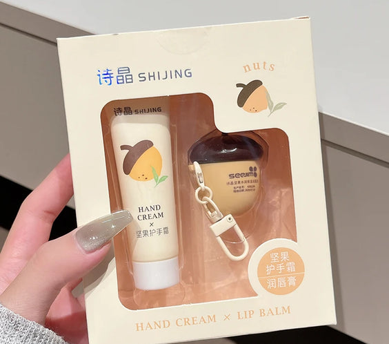 Peach Strawberry Nut Lip Balm