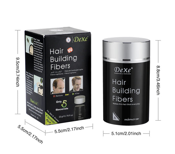 20g Black Plant Hair Fibers