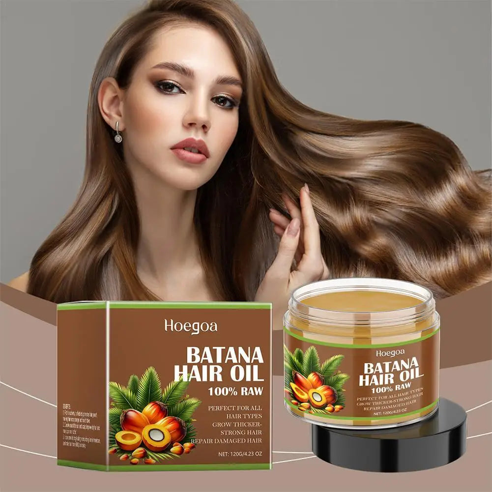 Batana Anti-Loss Hair Oil 120g bottle labeled organic scalp treatment origin Mainland China unisex formula