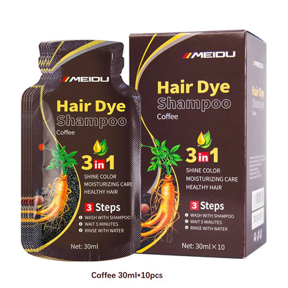 Herbal 3-in-1 Black Hair Dye - Beauty Bae