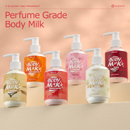 Strawberry Cake Body Lotion Hydrating Moisturizer Vanilla Sakura Rose Vitamin C Citrus Collagen 200ml by Beauty Bae