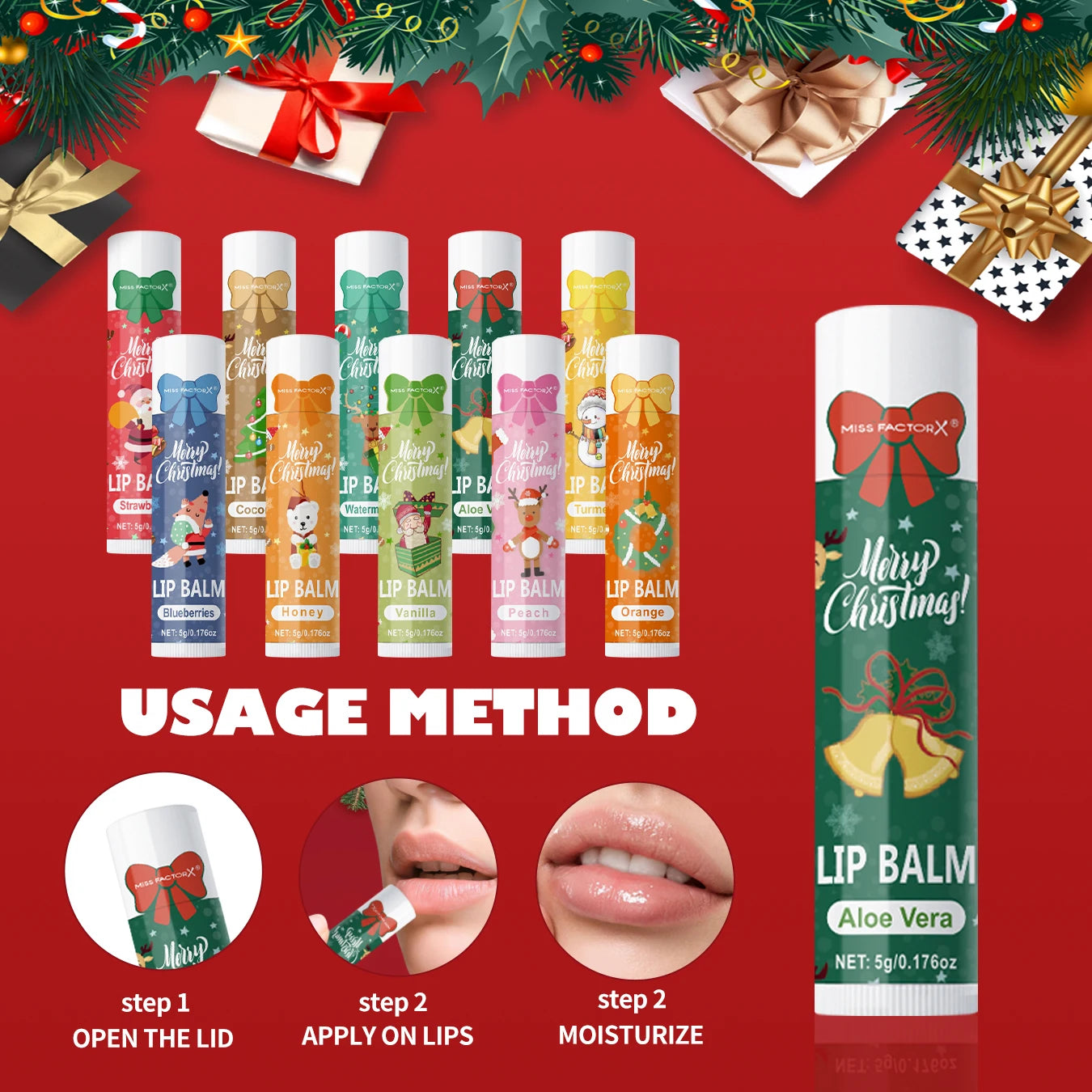 Hydrating Lip Balm 10pcs Set