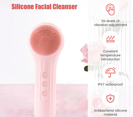 Sonic Facial Cleansing Brush Deep Pore Exfoliator for Clear, Radiant Skin.