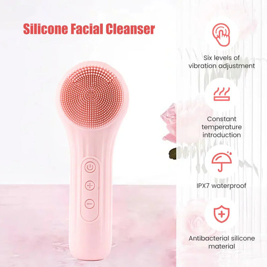 Sonic Facial Cleansing Brush Deep Pore Exfoliator for Clear, Radiant Skin.
