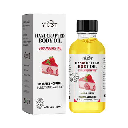 Stress Relief Vanilla Massage Oil Soothes Tired Muscles Deeply Moisturizing 100 ML Herbal Bath and Body Care by Beauty Bae