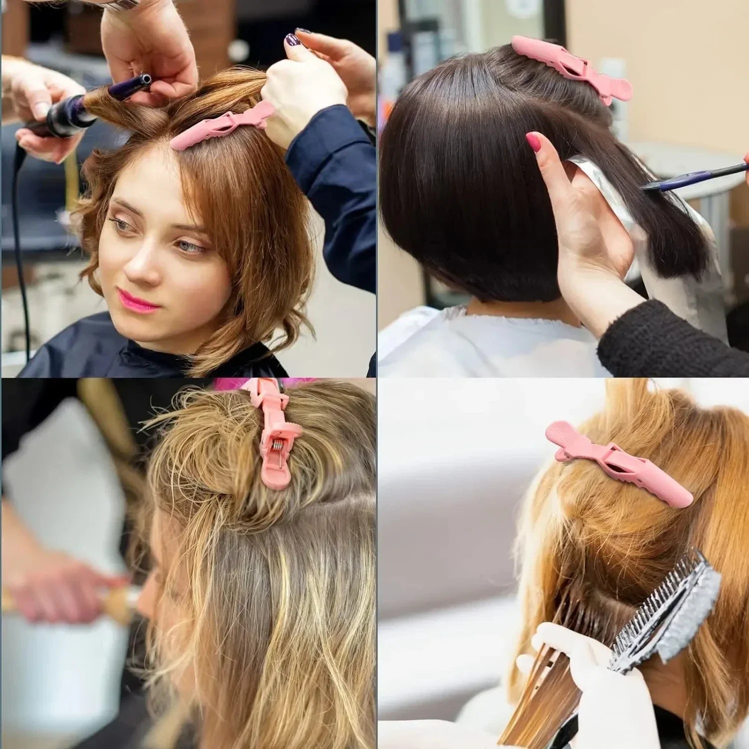 ABS Alligator Hair Clips 5pc