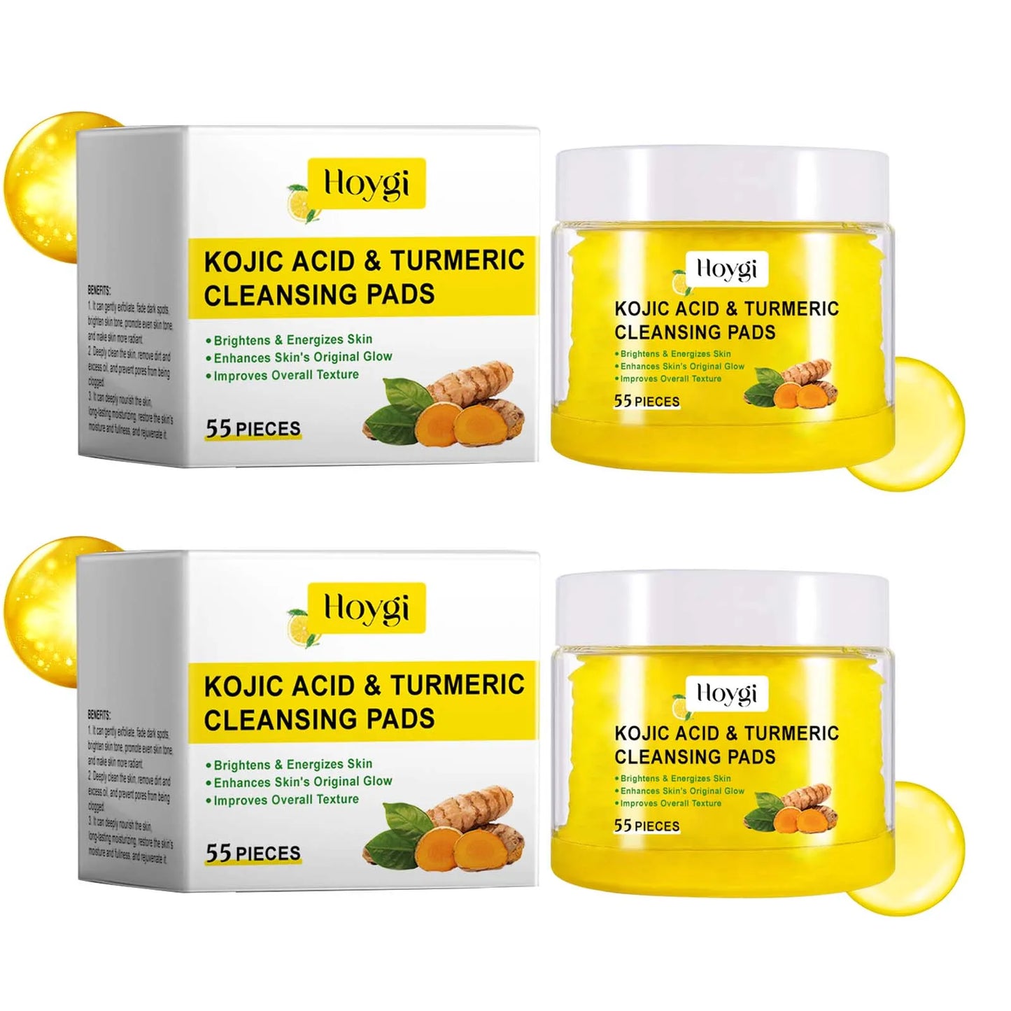 Turmeric Kojic Acid Pads - Beauty Bae