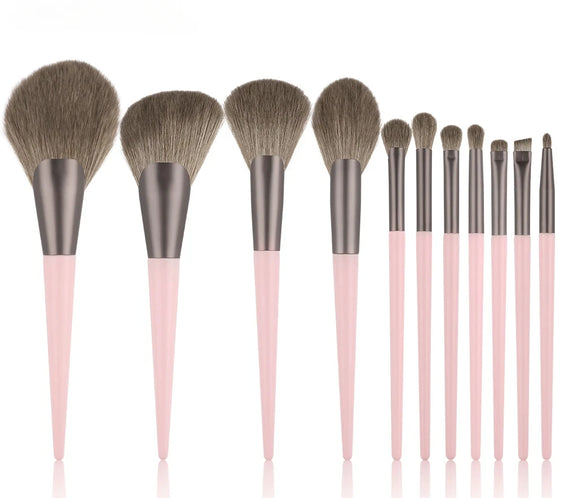 13/33pc Wool Makeup Brush Set