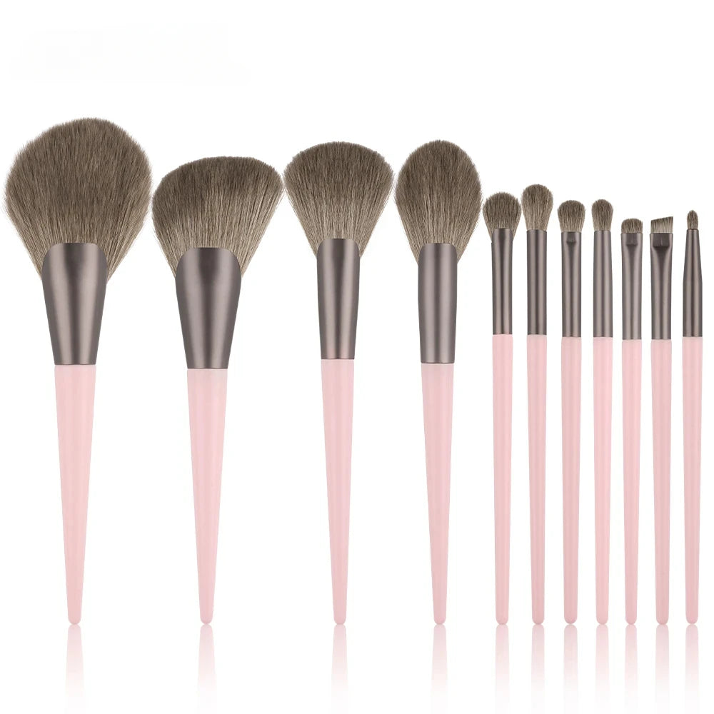 13/33pc Wool Makeup Brush Set