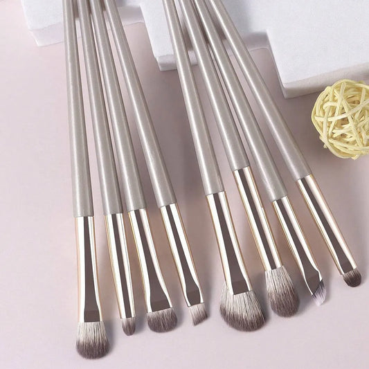 Champagne Wool Eye Brush Set