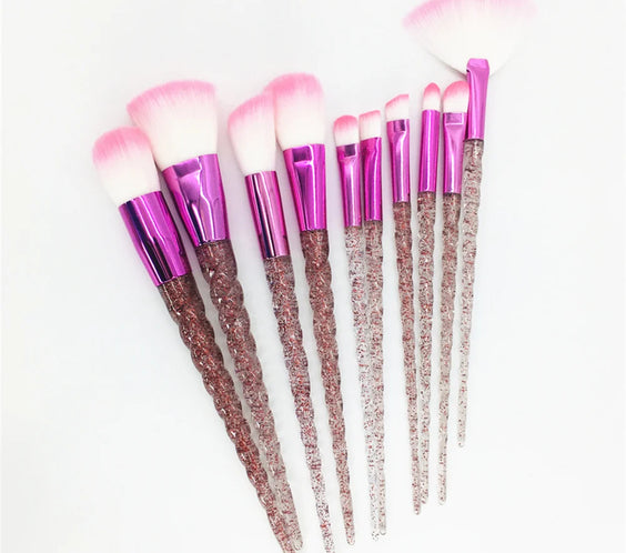 Unicorn Diamond Brush Set 10pc