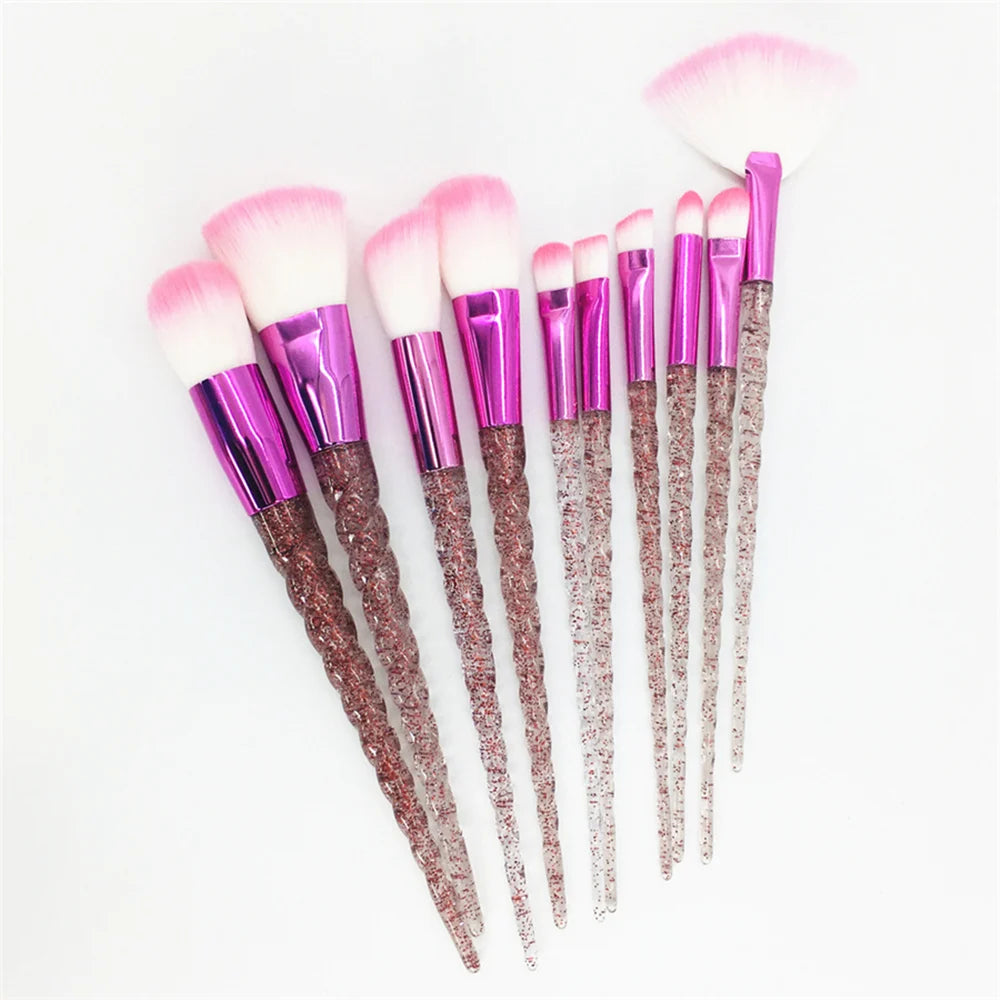 Unicorn Diamond Brush Set 10pc