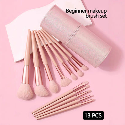 13pc Nylon Wool Brush Set - Beauty Bae