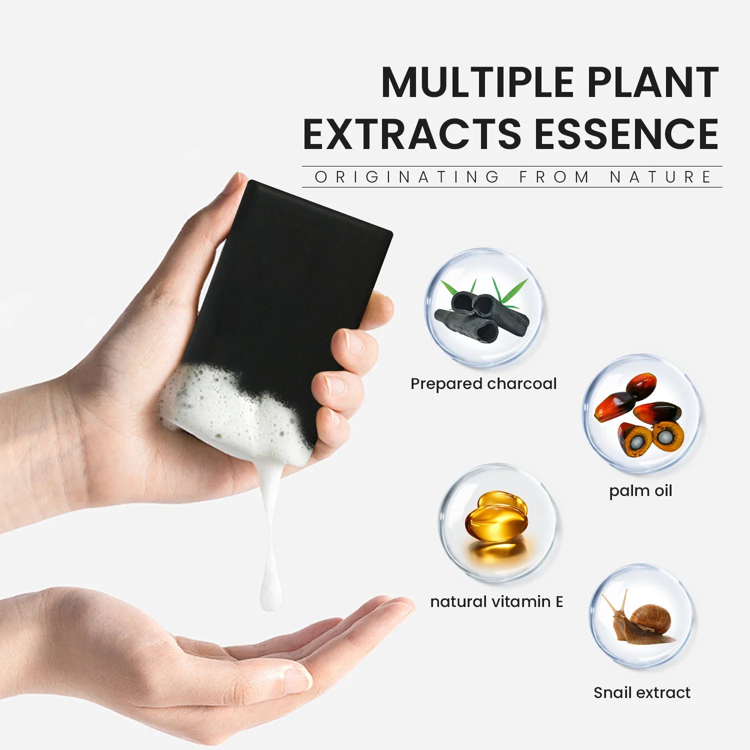 100g Bamboo Charcoal Soap