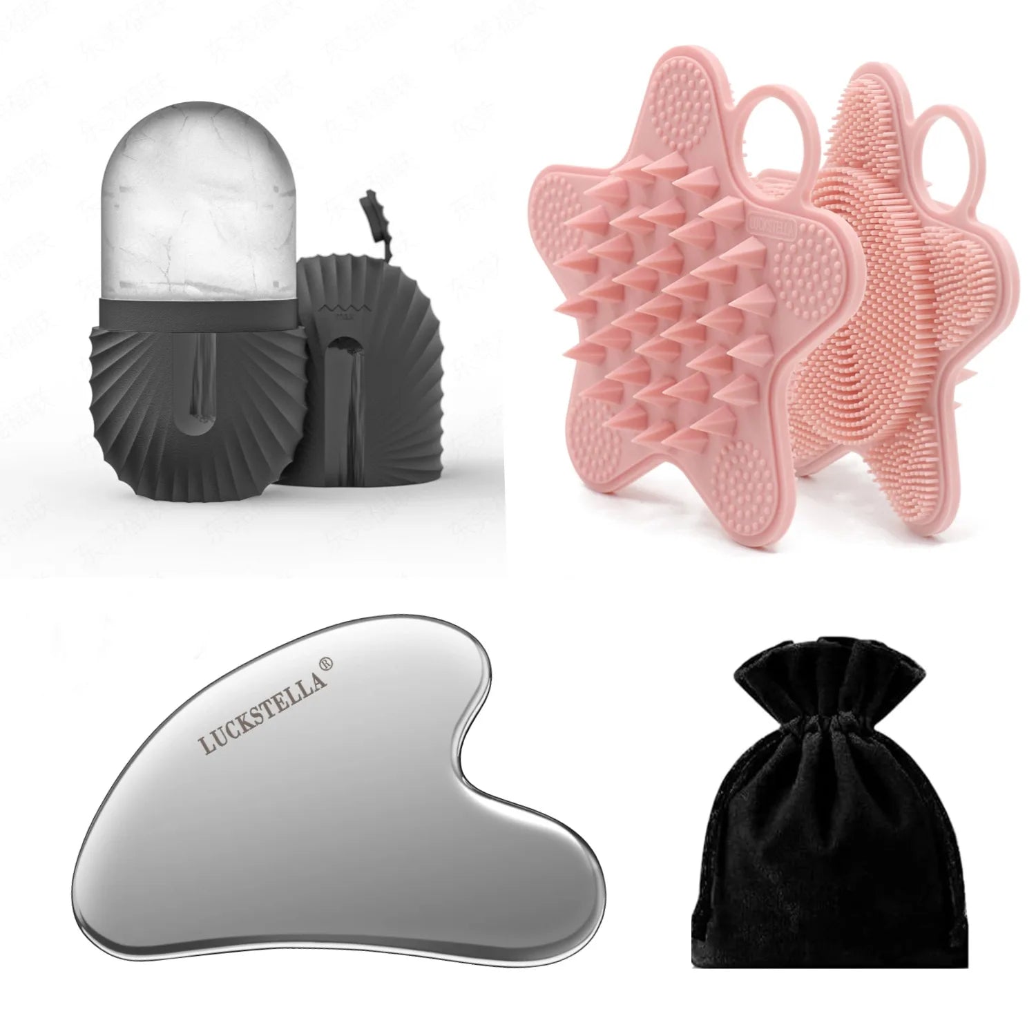 Stainless Steel Gua Sha Set
