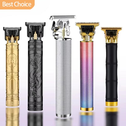 V-Vimika T9 USB stainless precision trimmer with stainless steel blade USB charger and 4 limit combs