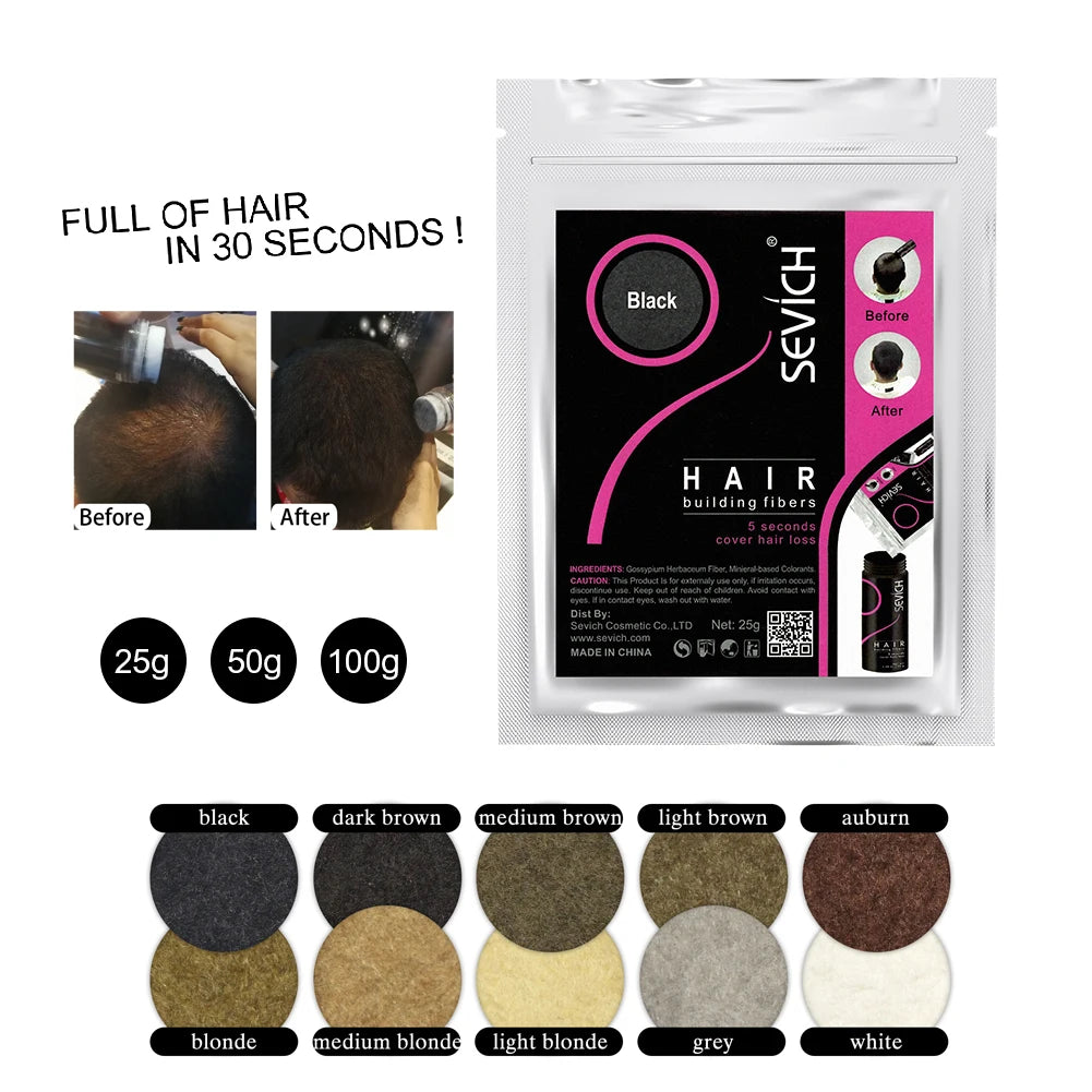 Keratin Hair Fiber 100g - Beauty Bae