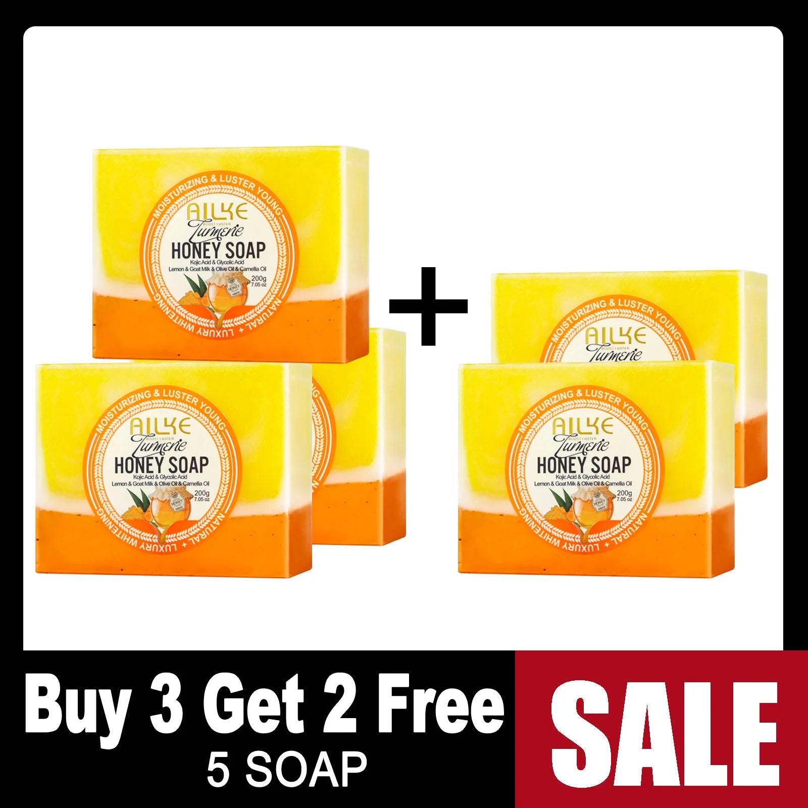 Turmeric Honey Soap 200g