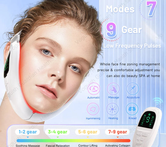EMS V Face LED Chin Massager