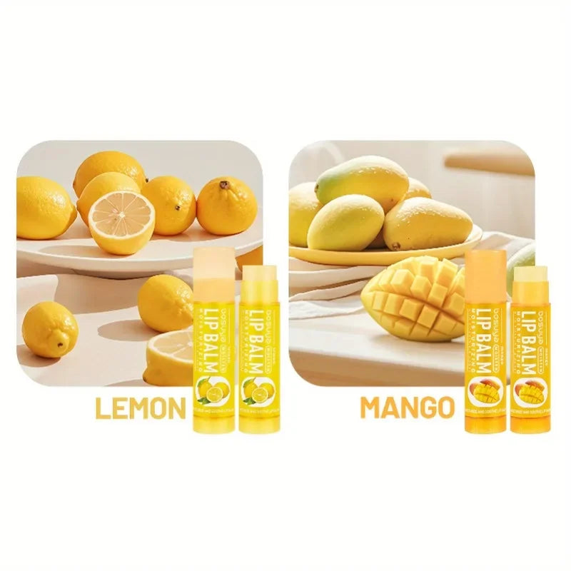 6pc Fruit Lip Balm Smooth