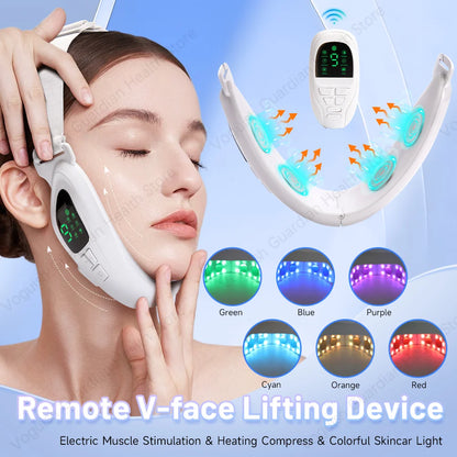 EMS V Face LED Chin Massager - Beauty Bae