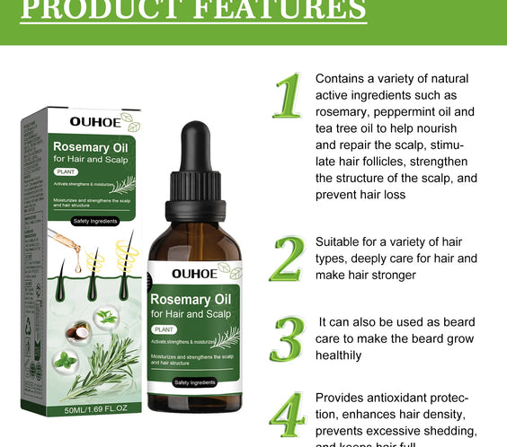 Rosemary Mint Hair Oil