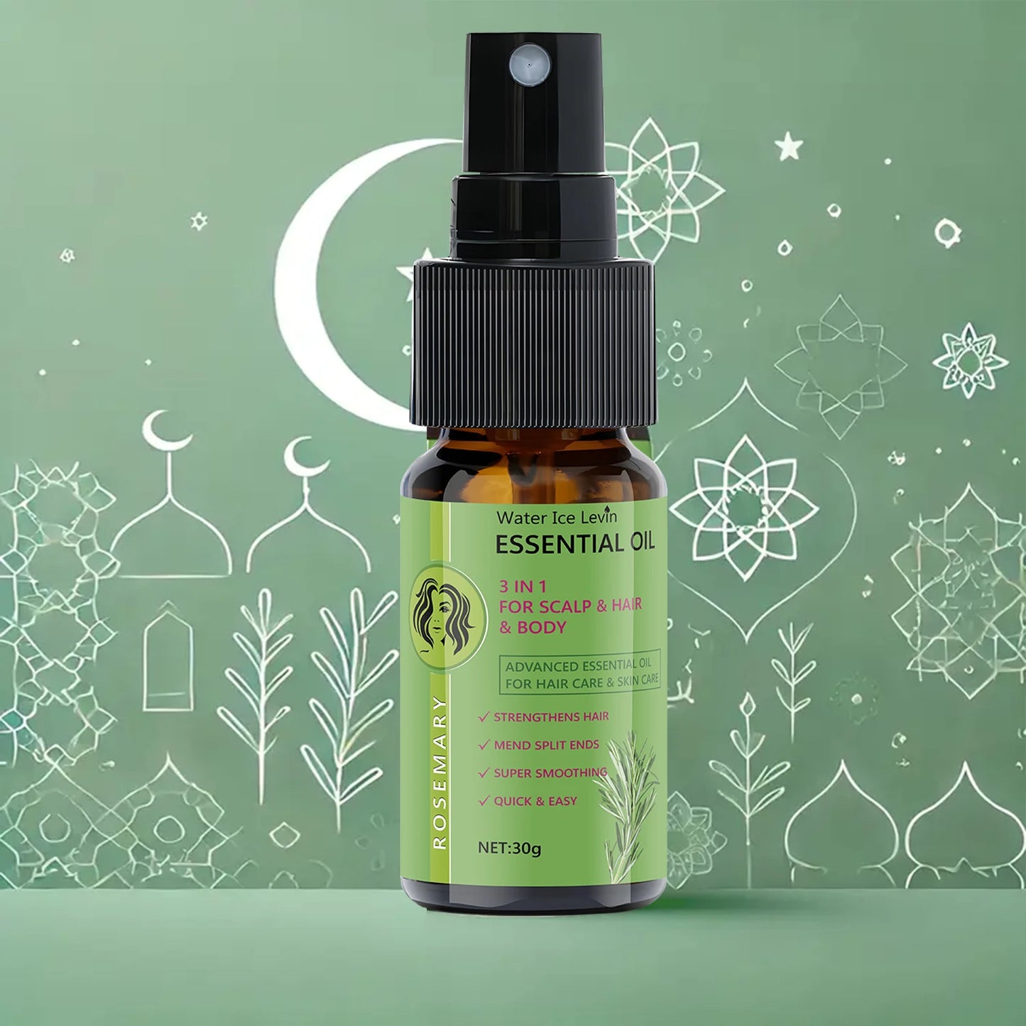 Rosemary 3-in-1 Hair Oil - Beauty Bae